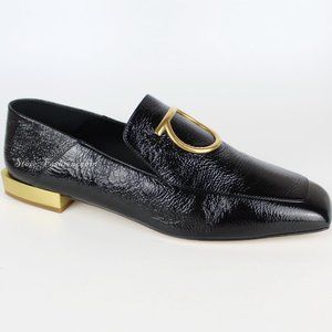 New Salvatore Ferragamo Crinkled Patent Leather Loafers | Workwear to Weekend